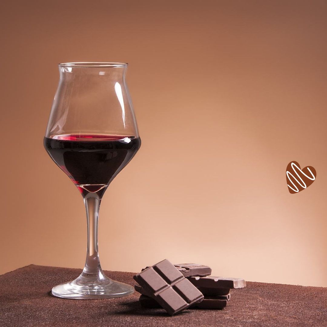 Wine and chocolate tasting