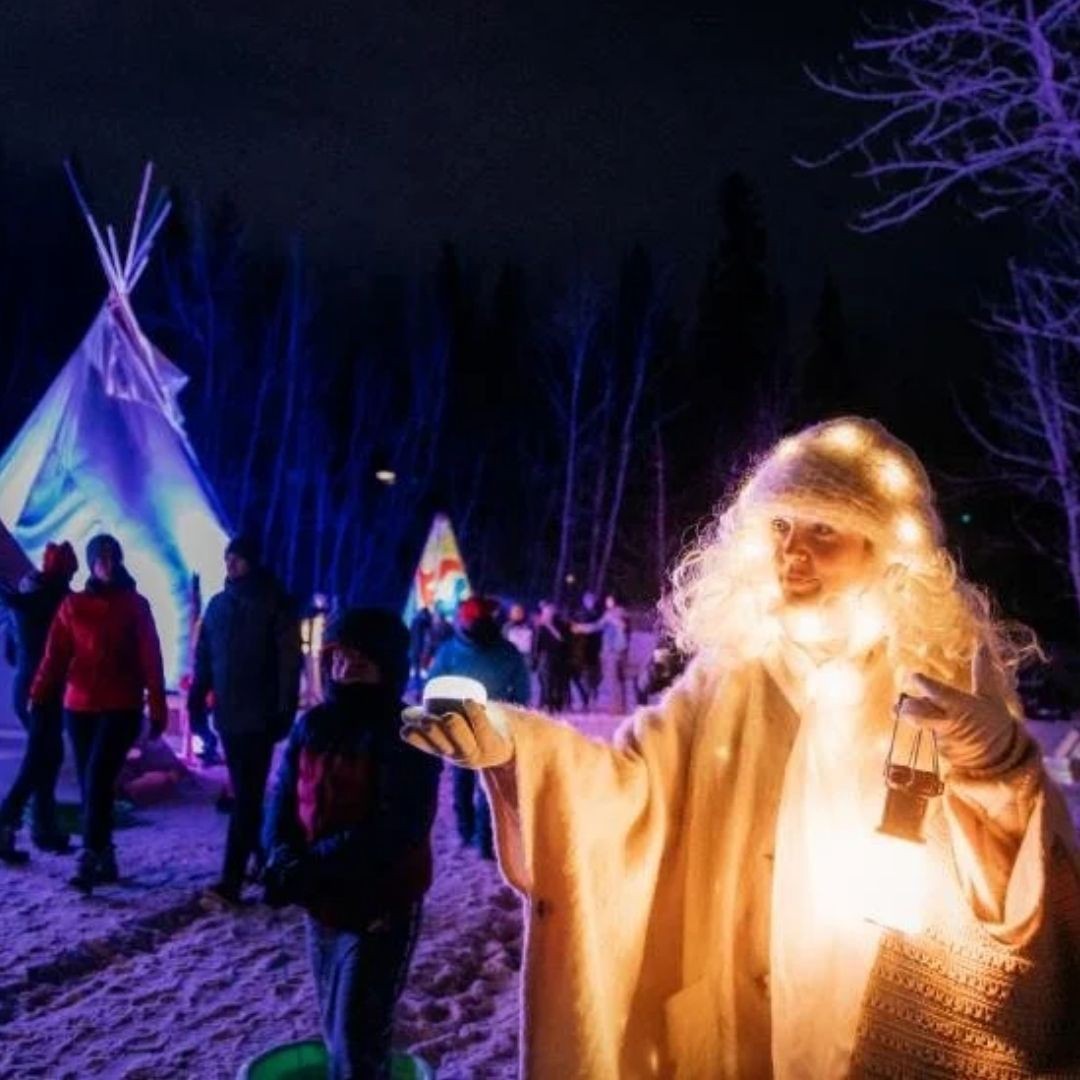 Winter stroll in French - Flying Canoë Festival!
